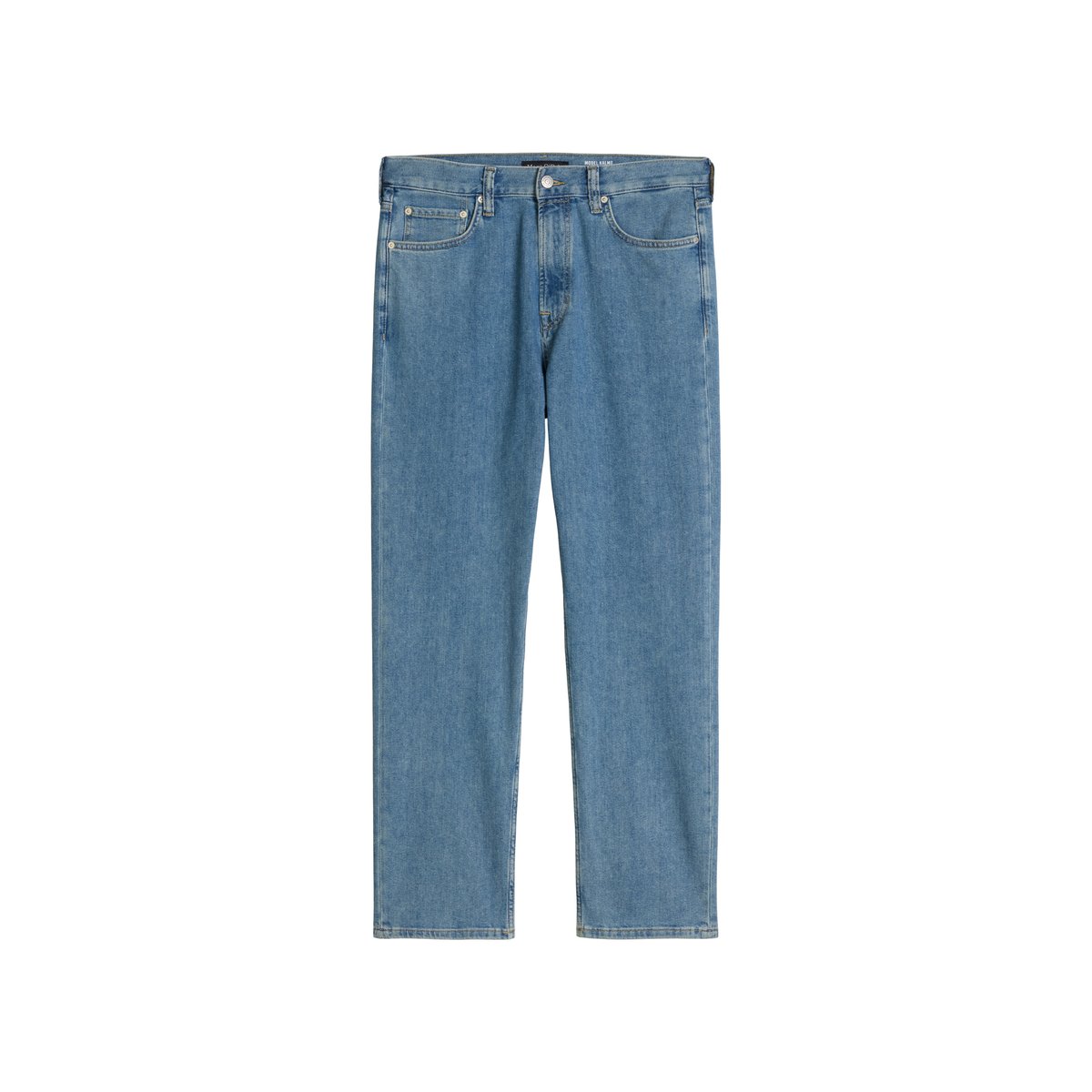 Jeans modèle Kalmo droit en coton bio mélangé bleu moyen, MARC O'POLO