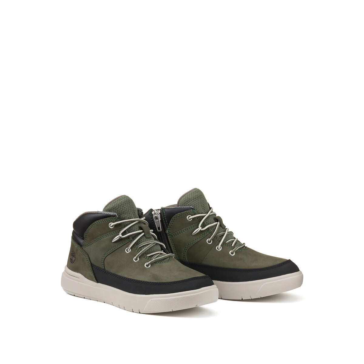 Baskets cuir Seneca Bay vert foncé, TIMBERLAND