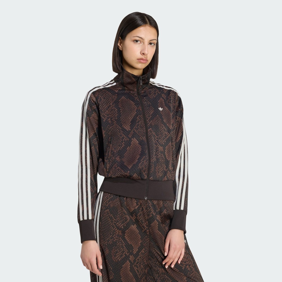 Veste De Survêtement Satin Imprimé Serpent Firebird Veste De Survêtement Satin Imprimé Serpent Firebird earth strata / aurora coffee, adidas Originals