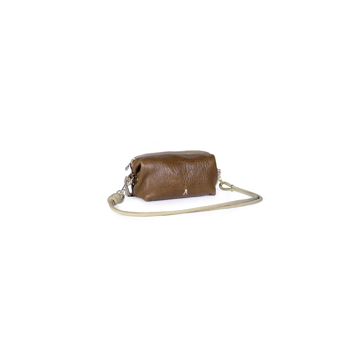 Sac pochette en cuir, NUAGE marron, CRAIE STUDIO