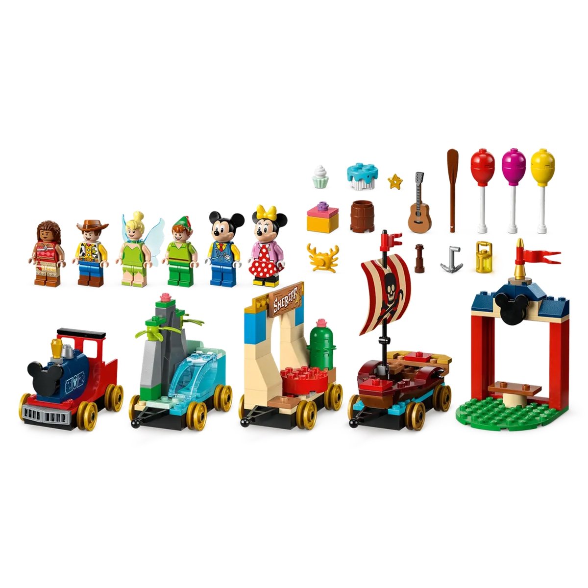 Disney Le train en fête Disney multicolore, LEGO