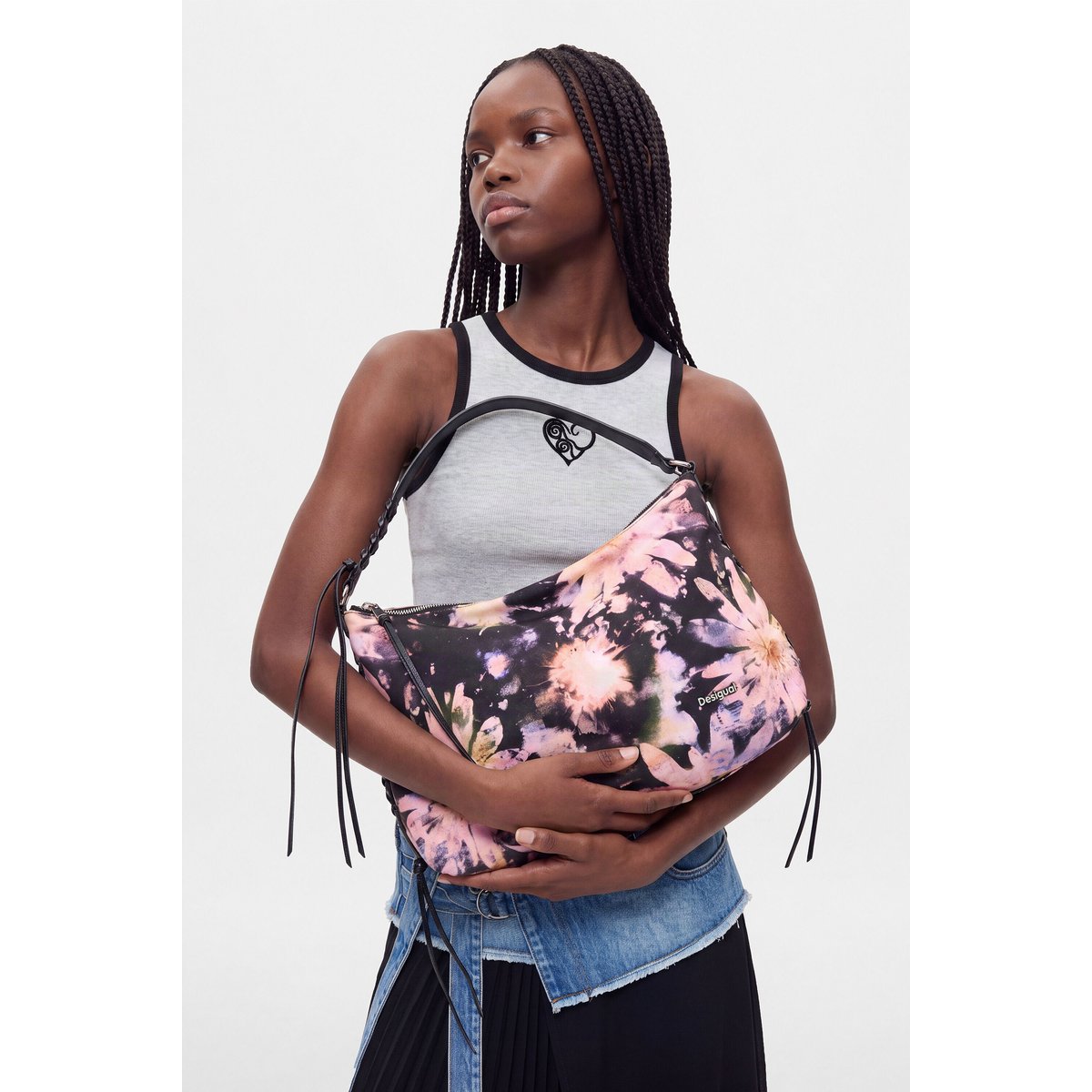 Grand sac imprimé multicolore, DESIGUAL
