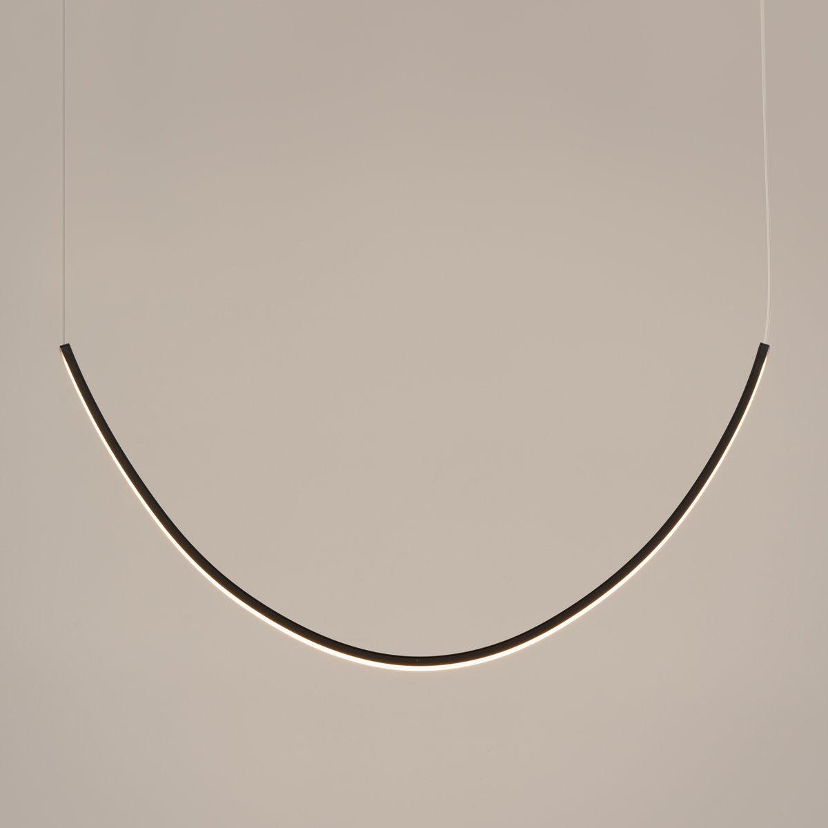 Lustre Aluminium Noir LED 1 Alvar noir, EDEN