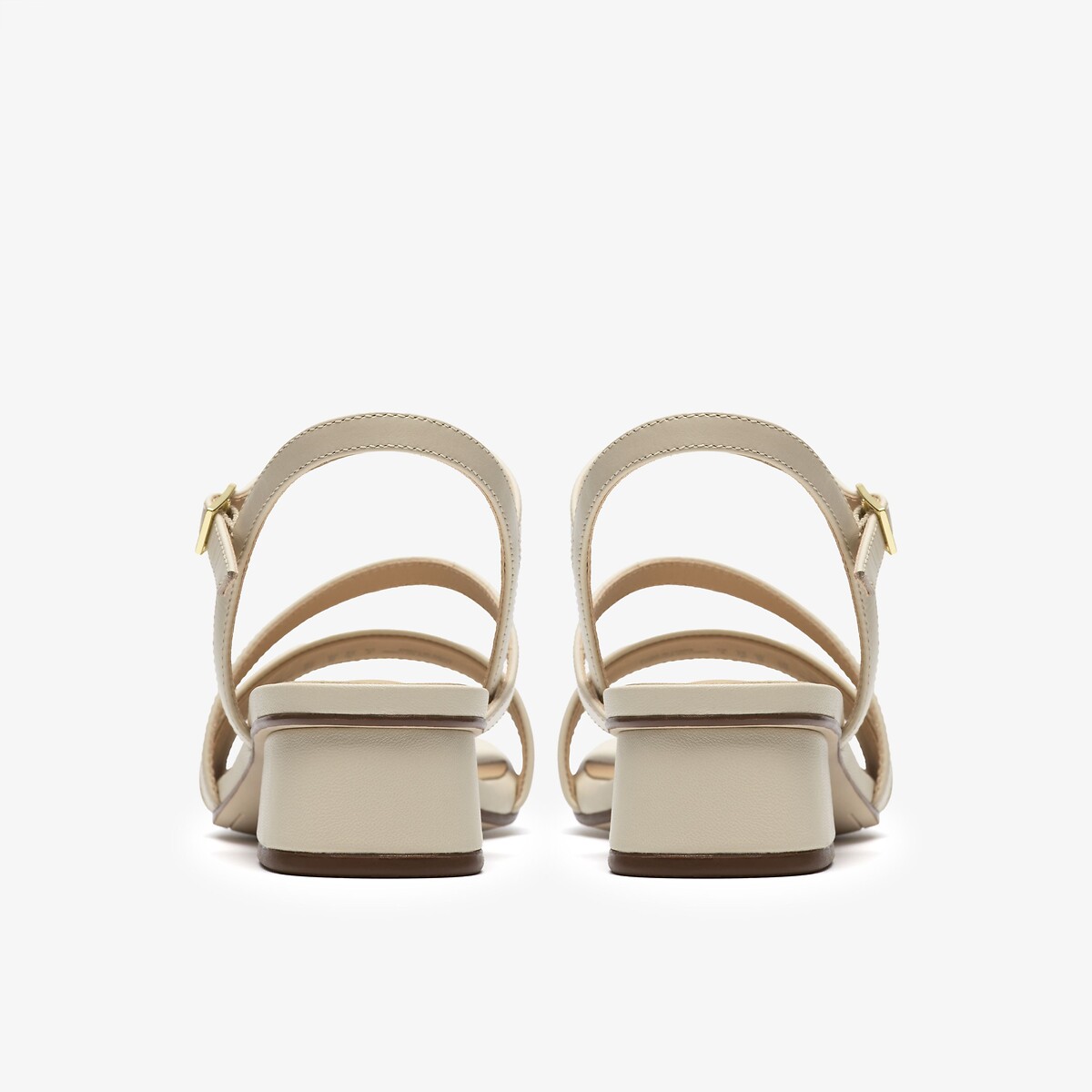 Sandales en cuir Serina35 Strap crème, CLARKS