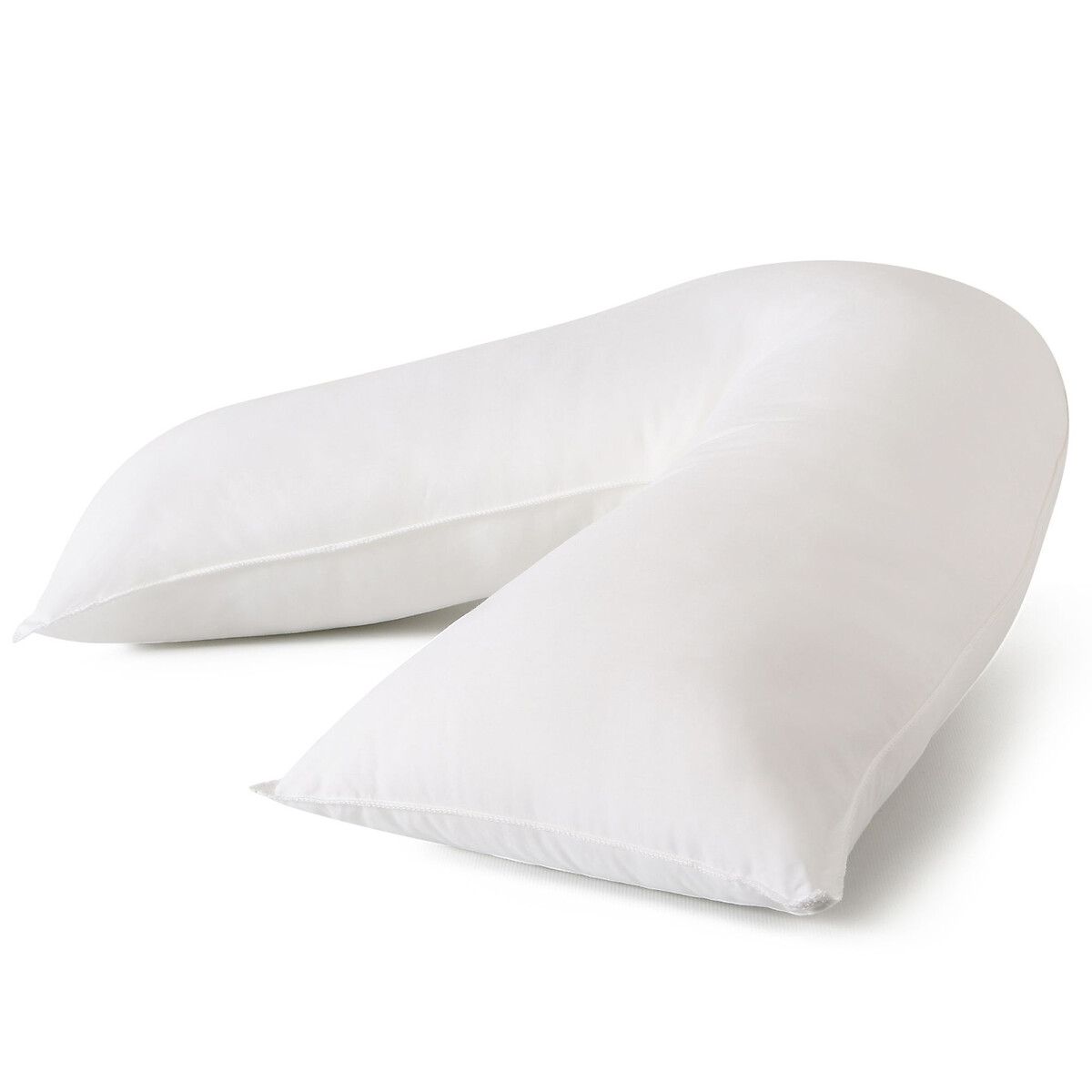 Back Support V Shape Pillow white, THE FINE BEDDING COMPANY