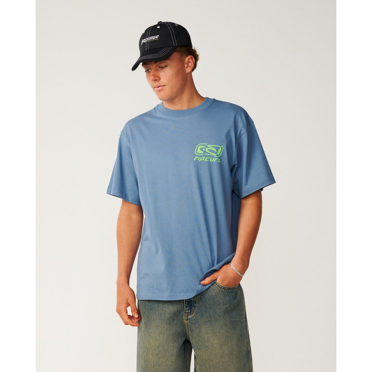 T-shirt Loose ARCHIVE Ripped bluefin, RIP CURL