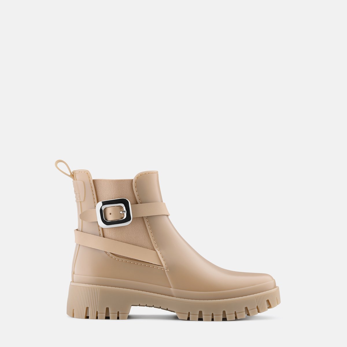 Bottines de pluie avec semelle intérieure respirable SADIE poussière nude, LEMON JELLY
