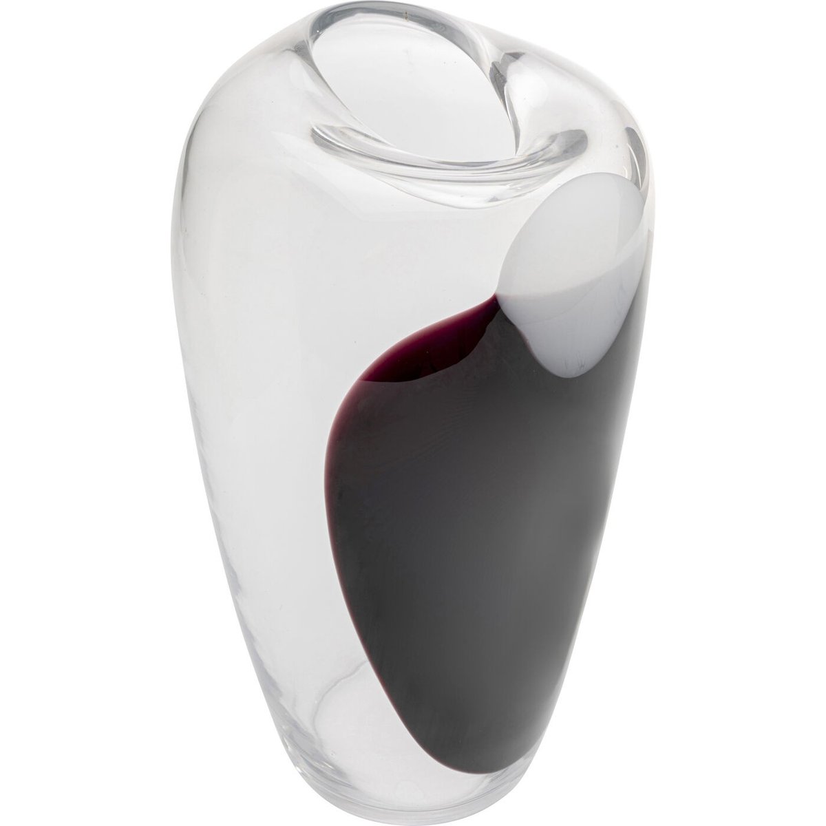 Vase en verre 37cm, BALANCE transparent, KARE DESIGN
