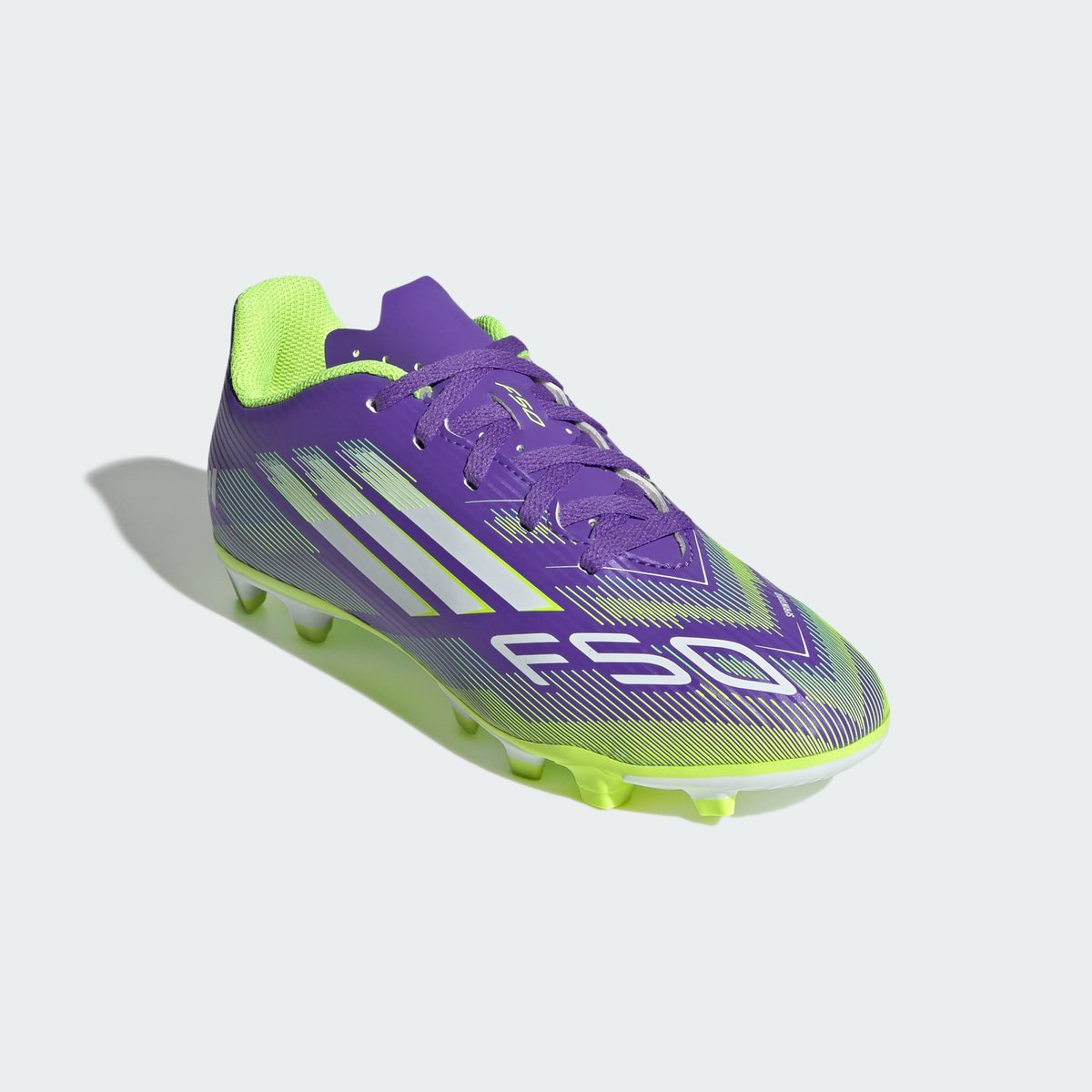 Chaussure F50 Club Terrain Souple/Multi-Surfaces Enfants Chaussure F50 Club Terrain Souple/Multi-Surfaces Enfants purple rush / cloud white / lucid lemon, adidas Performance