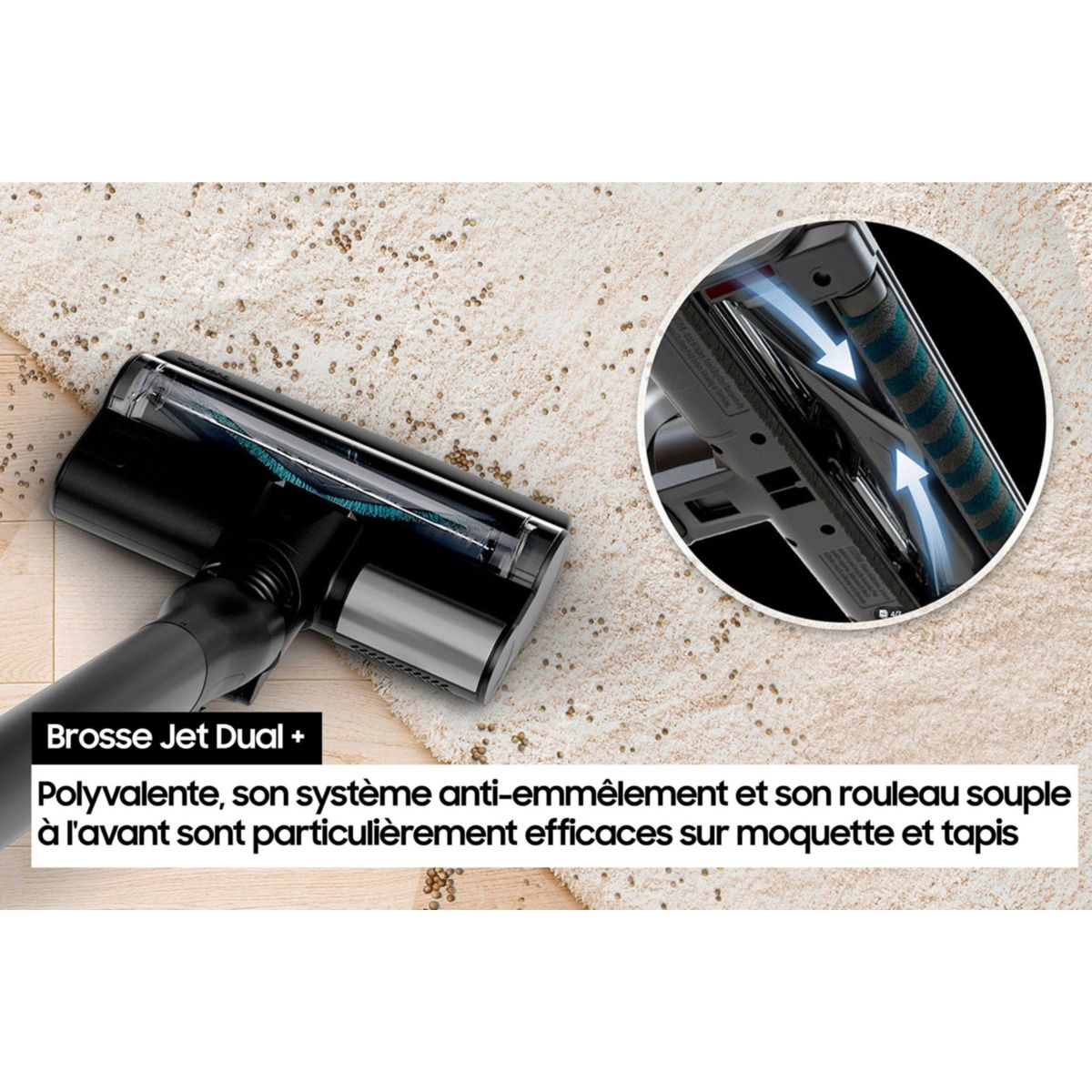 Aspirateur balai Jet 95S Pet Extra VS70H28HTK couleur unique, SAMSUNG
