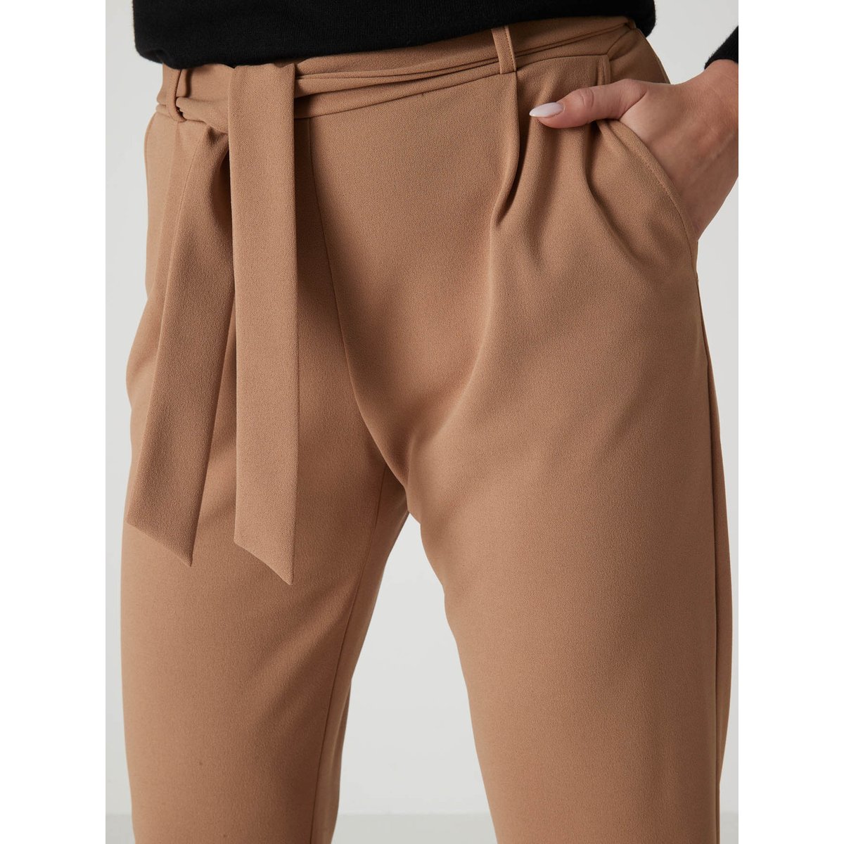 Pantalon maille longueur cheville camel, DAXON