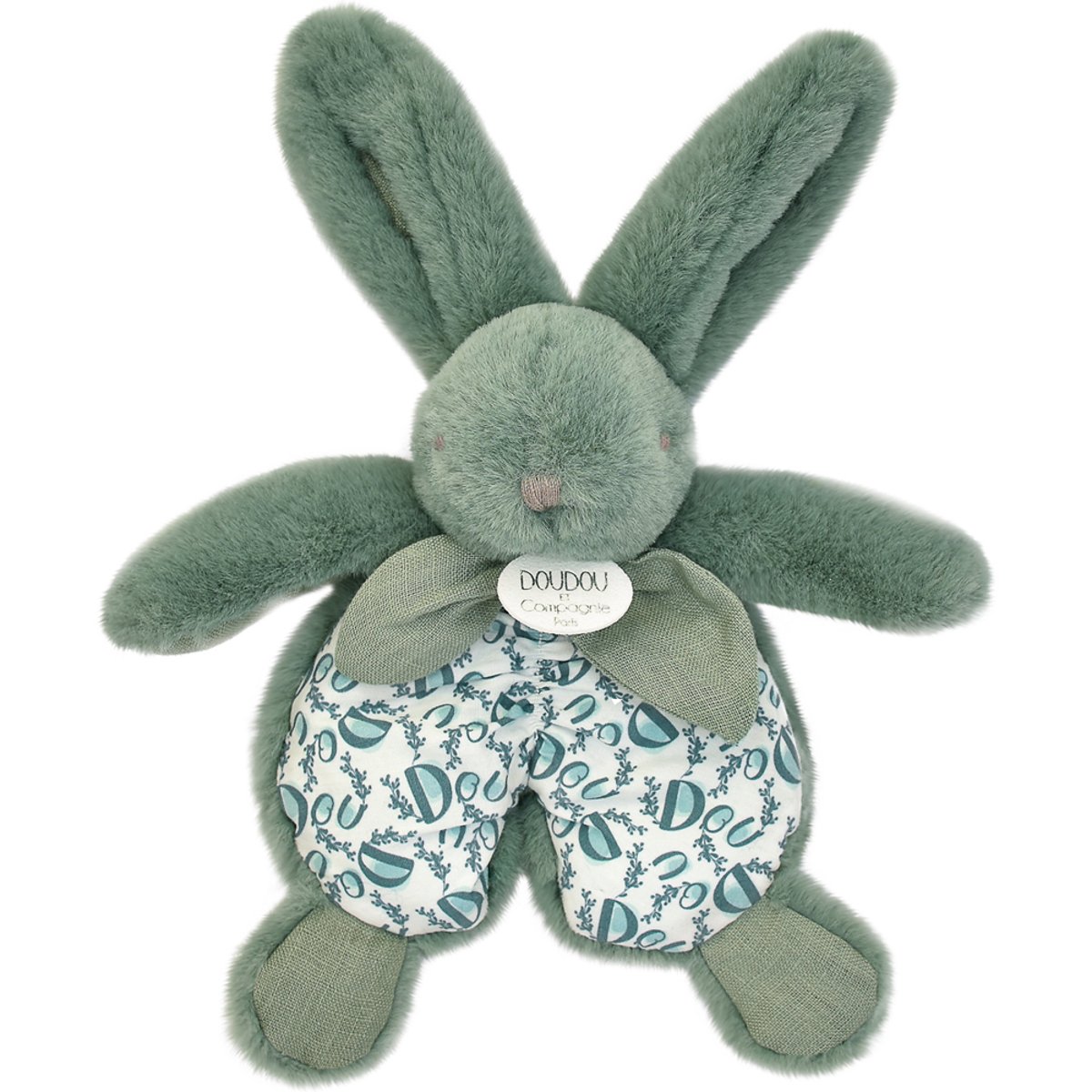 Doudou lapin vert sauge 18 cm vert sauge, DOUDOU ET COMPAGNIE