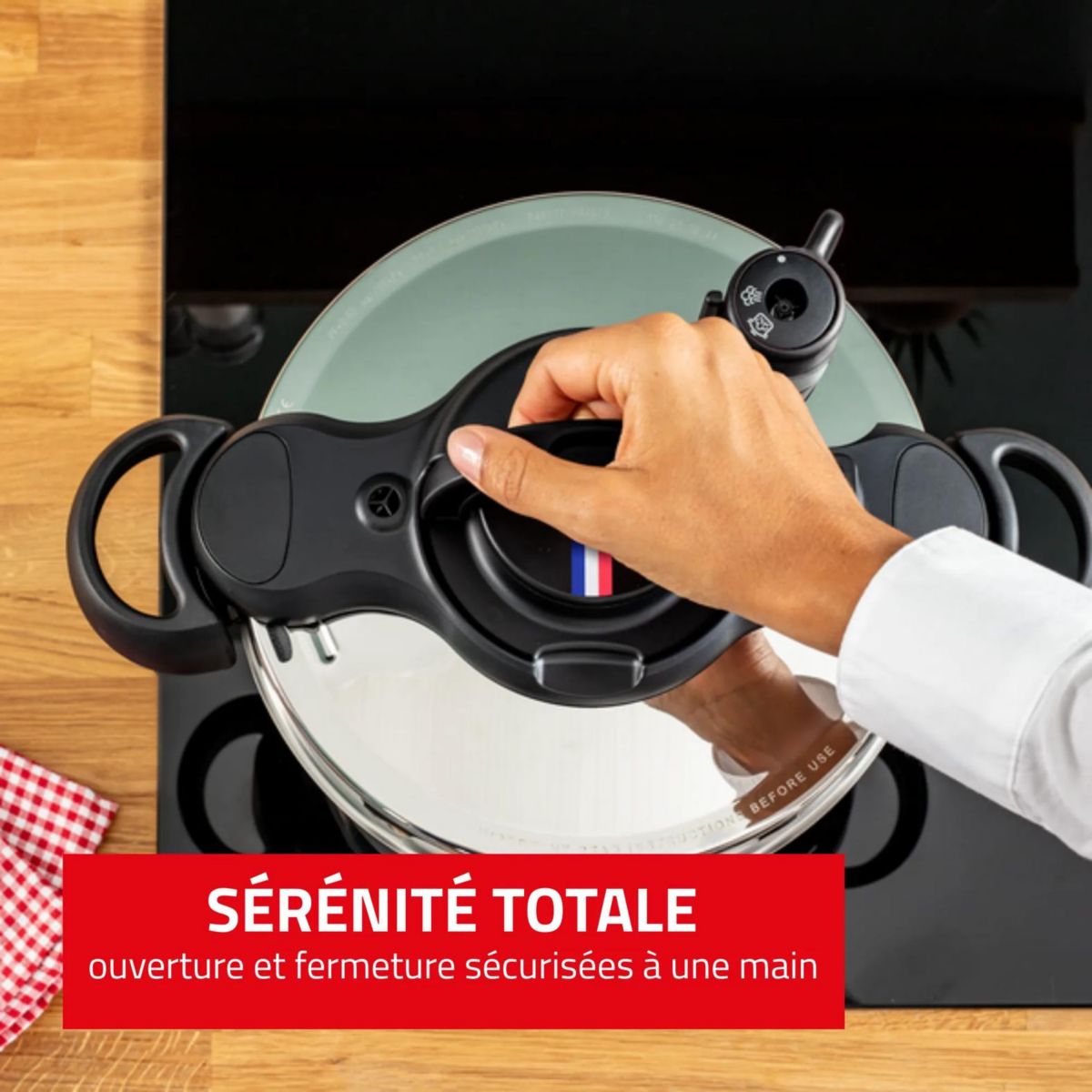 Autocuiseur ClipsoMinut Cocotte de vos Regions 7.5L couleur unique, SEB