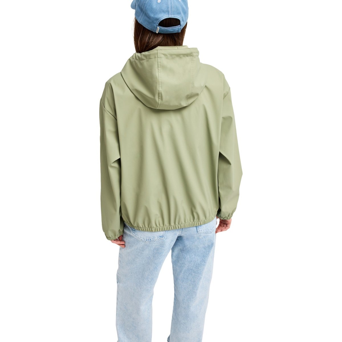 Veste imperméable à capuche WAIT FOR ME LIGHT. vert oil green, ROXY