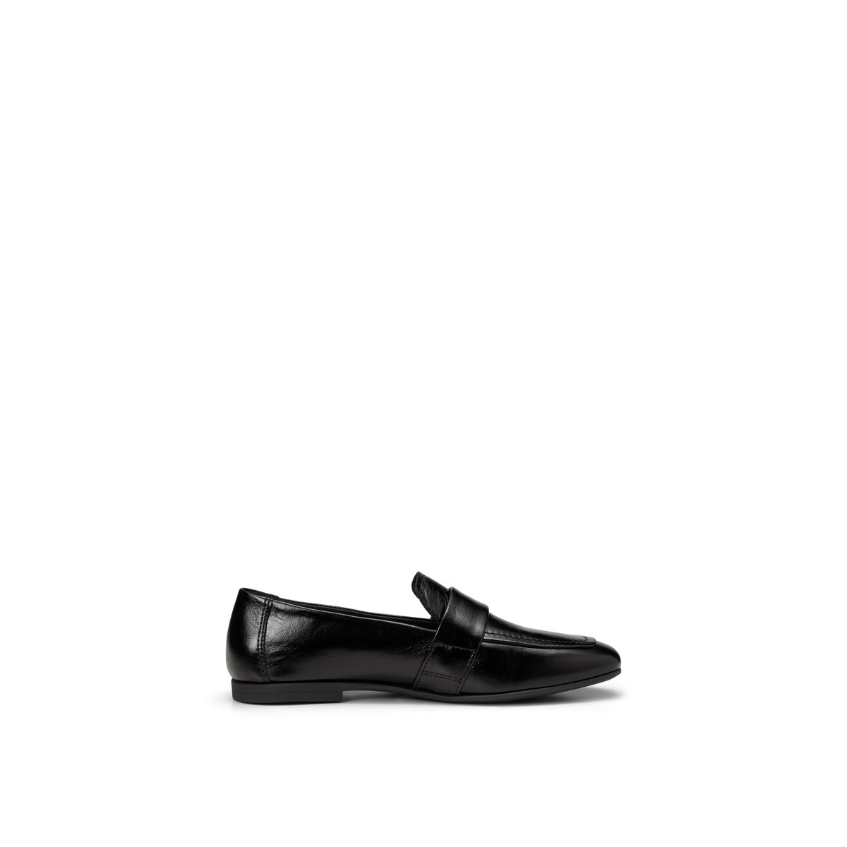 Loafer Modèle Safina en cuir de vache raffiné noir, MARC O'POLO