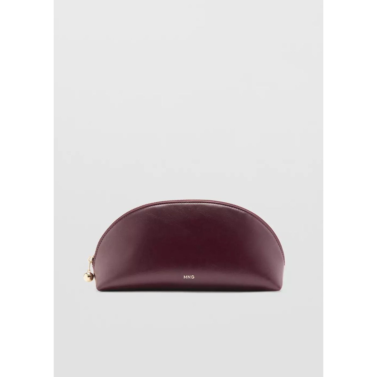 Grande trousse de toilette à perles bordeaux, MANGO