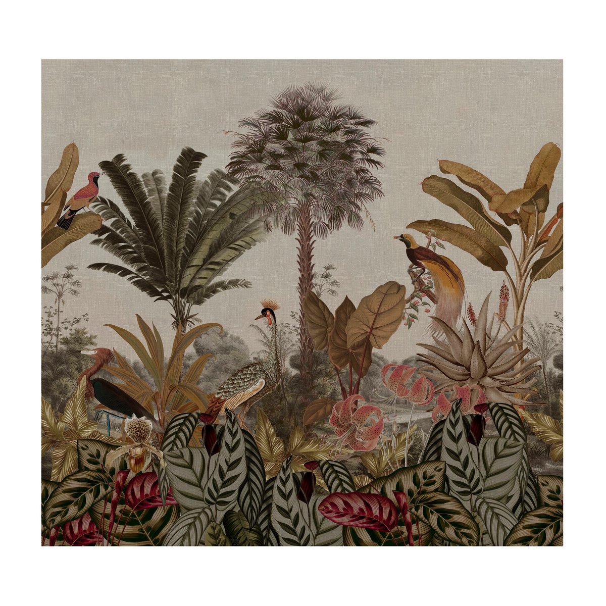 Papier peint panoramique Borneo multicolore, ART FOR THE HOME