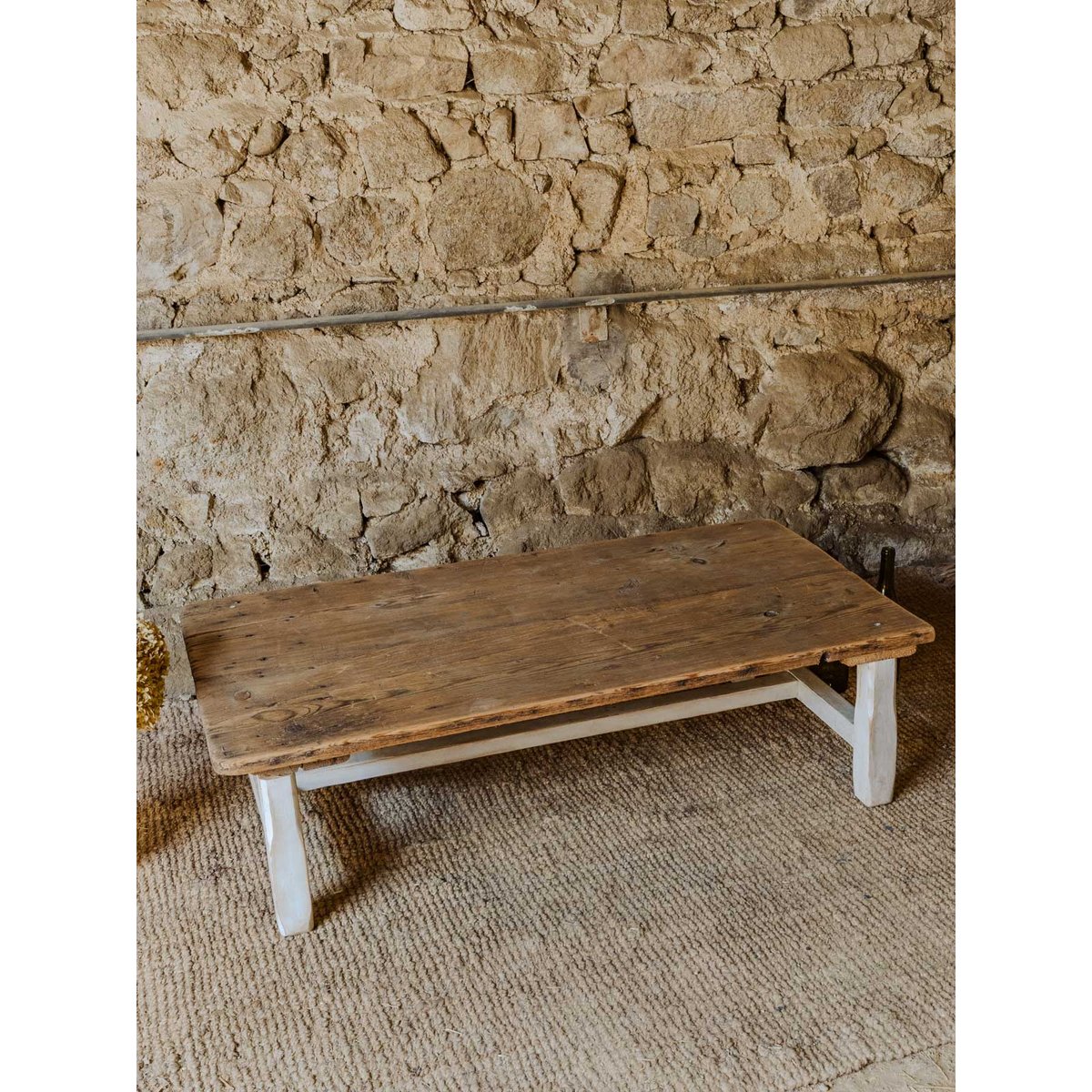Table basse en bois Léonie N°946 - Bon état bois foncé, DEBONGOUT