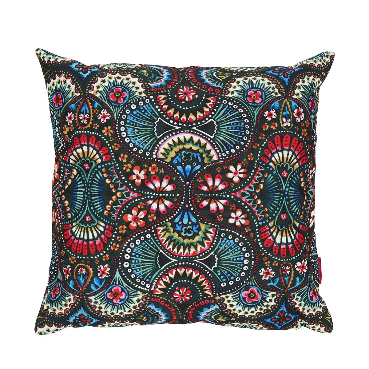 Housse de coussin extérieur OLGA noir, VENT DE BOHÈME