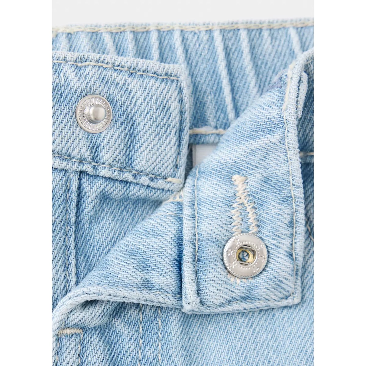 Jupe-culotte jean bleu clair, MANGO BABY