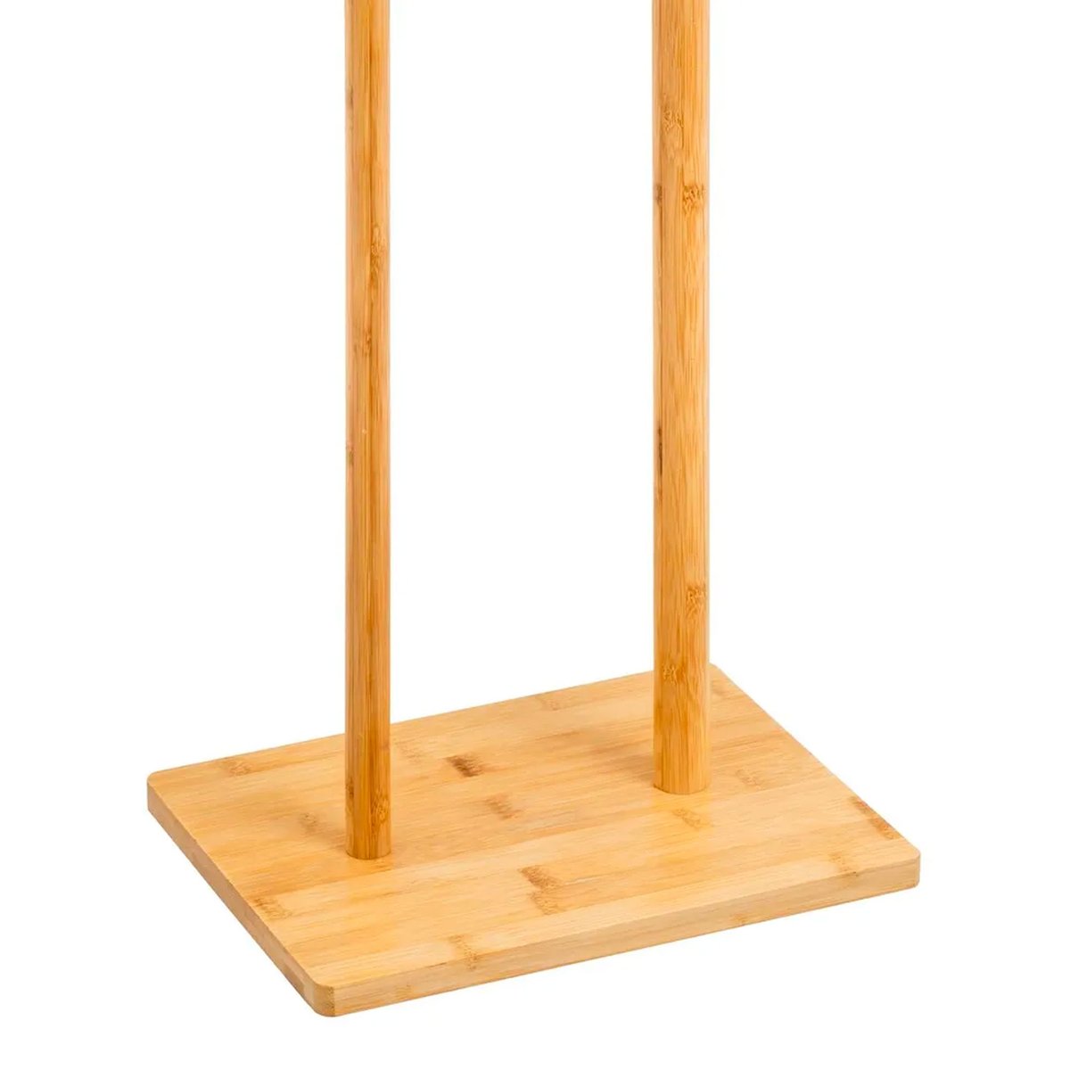 Dérouleur papier toilette avec réserve en bambou bois, WADIGA