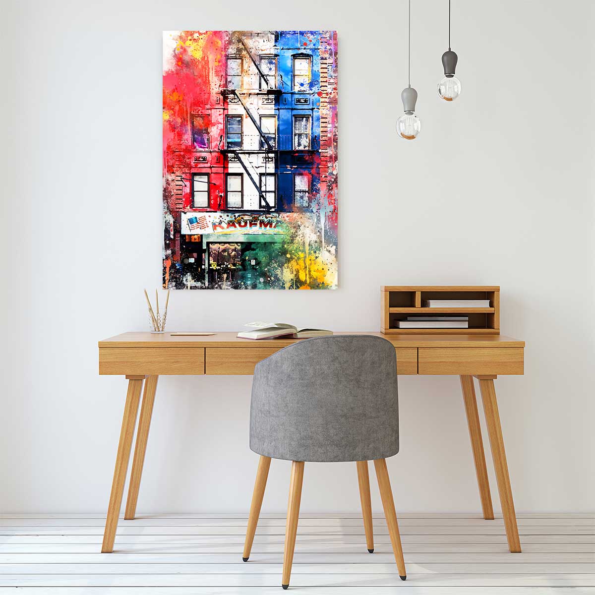 Tableau graffiti new york tableau alu dibond, HEXOA