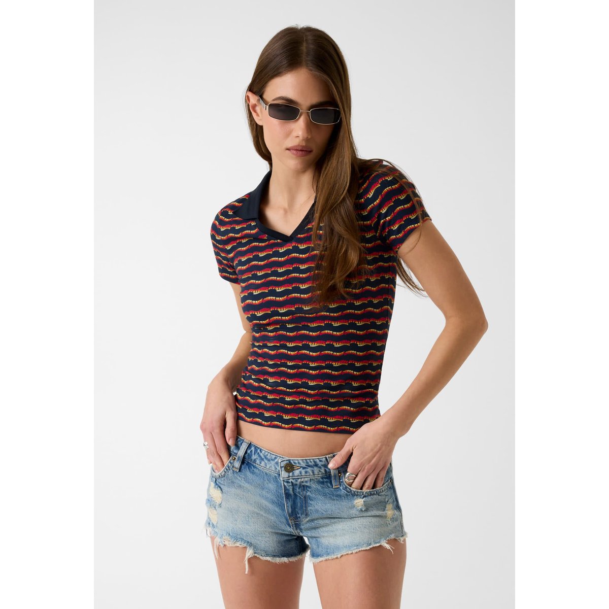 T-Shirt Imprimé Hysteric Glamour noir multi, GUESS