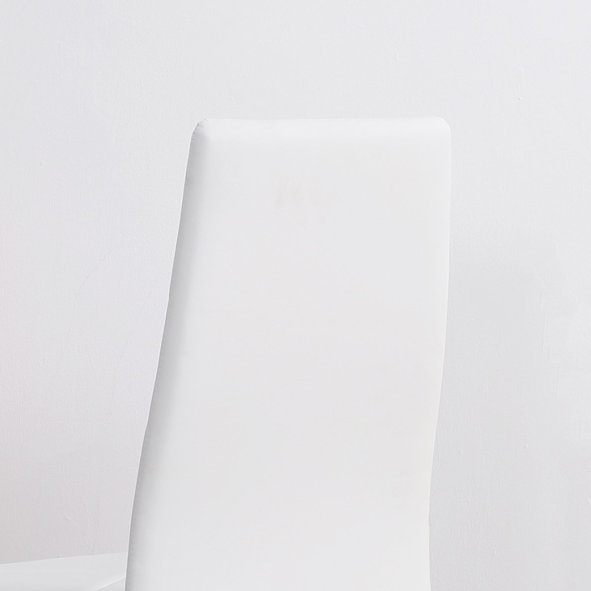 Chaise de salle à manger Revêtement blanc, HOMCOM
