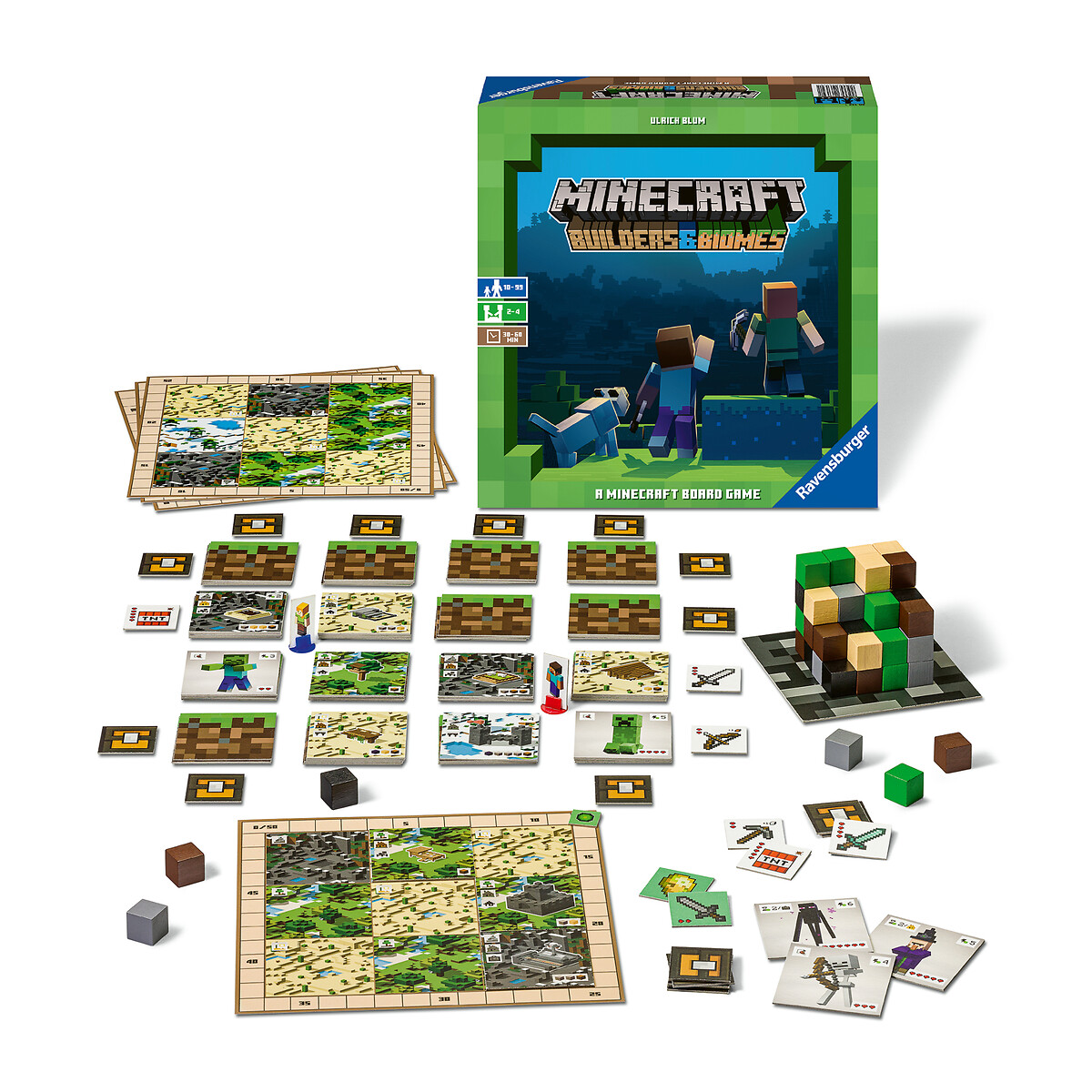 Jeu de stratégie Minecraft builders and biomes multicolore, RAVENSBURGER