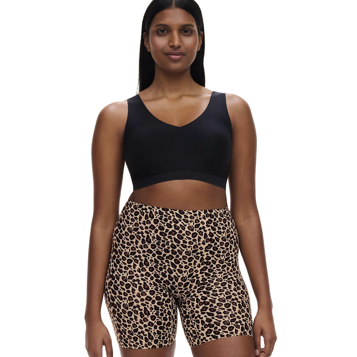 Panty Softstretch léopard nude, CHANTELLE