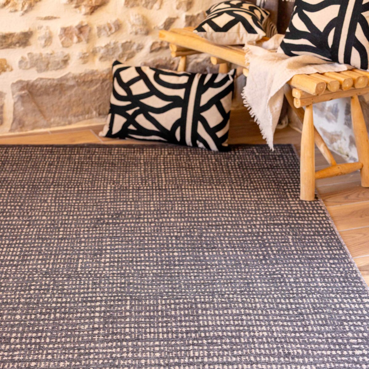 Tapis Tulla carbone, VIVARAISE