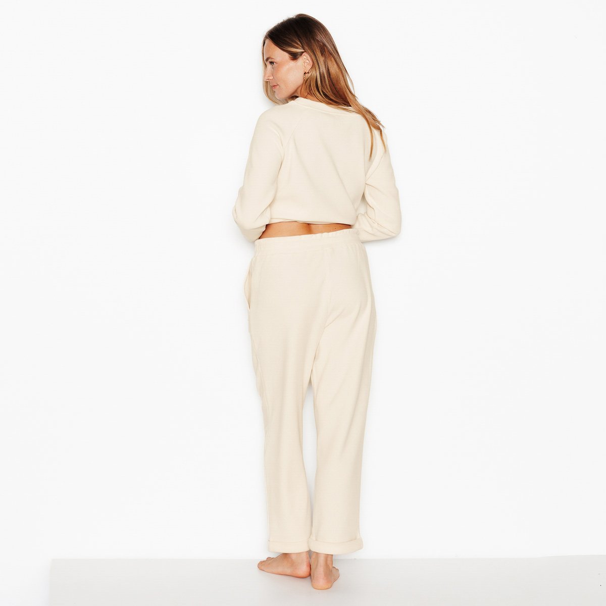 Pantalon pyjama FAIENCE ecru, ROUGEGORGE LINGERIE