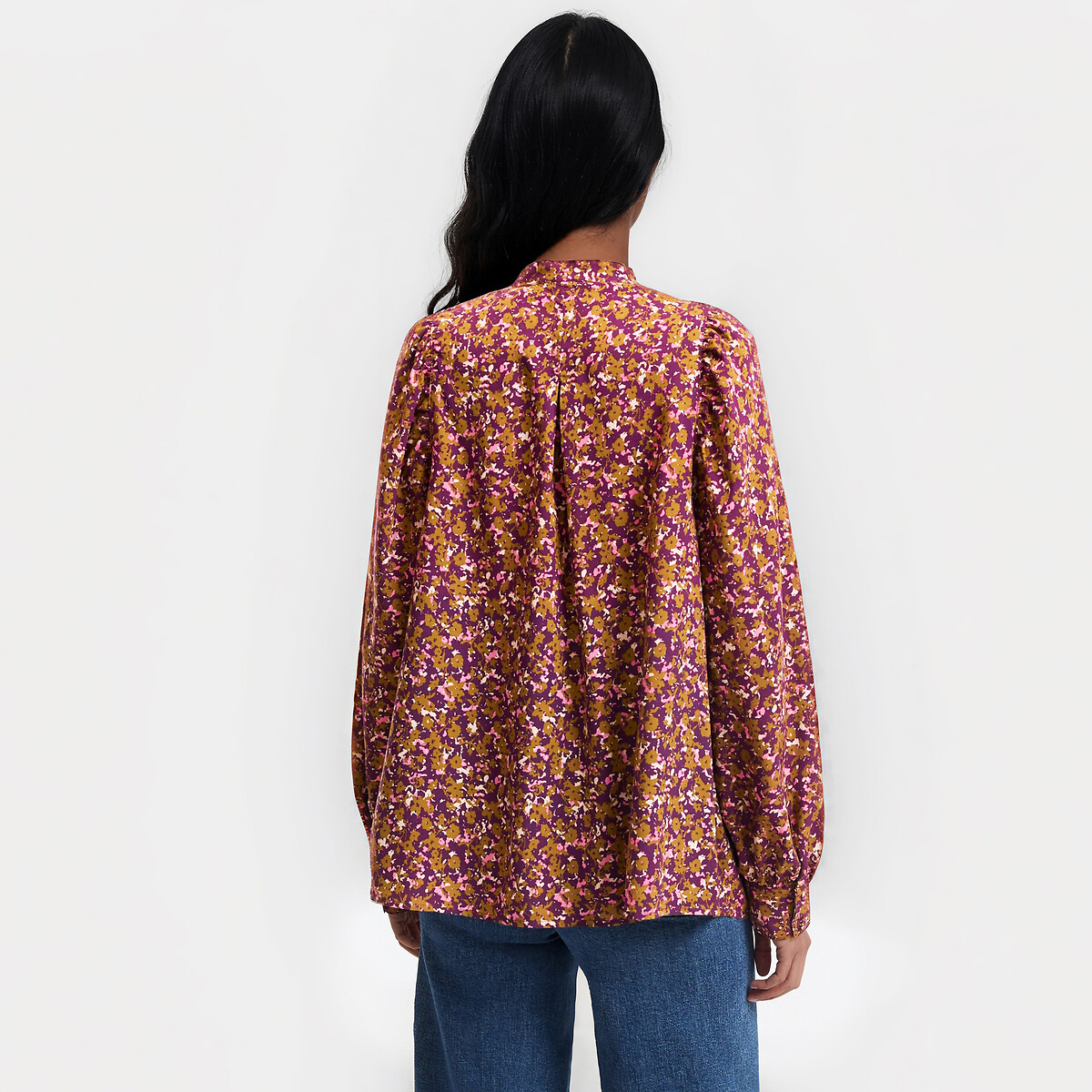 Chemise ample, col rond, imprimé floral imprimé fleuri, LA REDOUTE COLLECTIONS