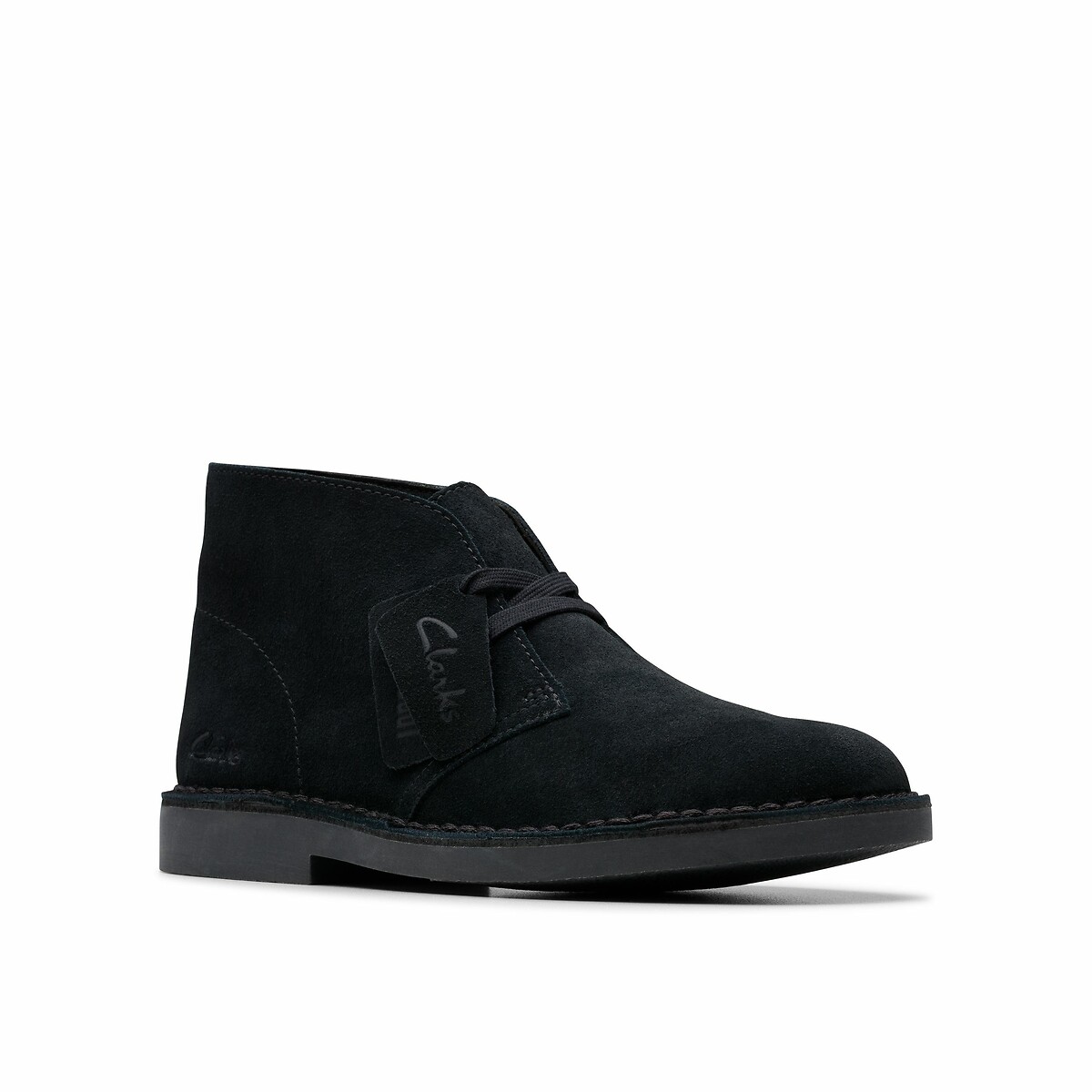 Desert boot in pelle scamosciata nero , CLARKS
