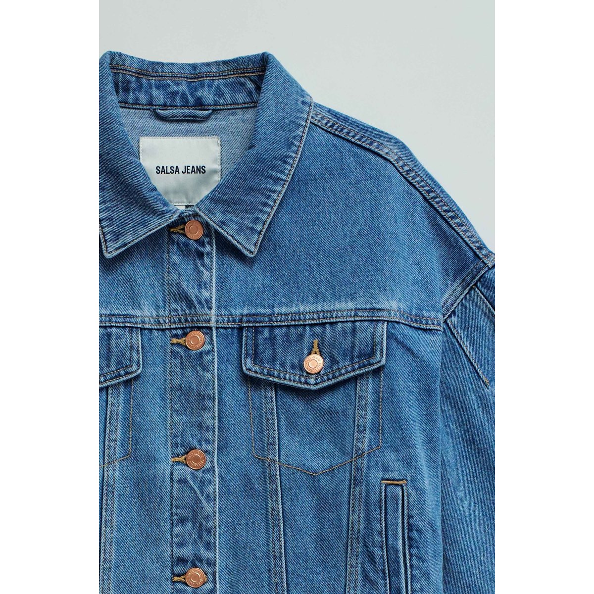 VESTE EN JEAN bleu, SALSA JEANS