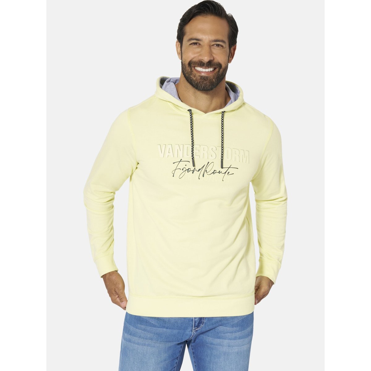 Lot de 2 sweatshirts LEDVOR vert clair bleu foncé, JAN VANDERSTORM