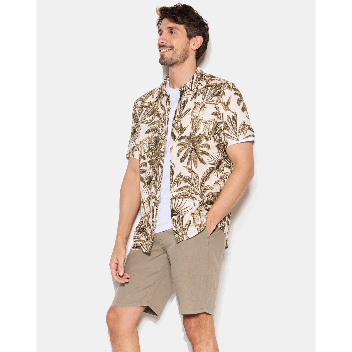 Chemise en lin DOMINO écru, CHEVIGNON