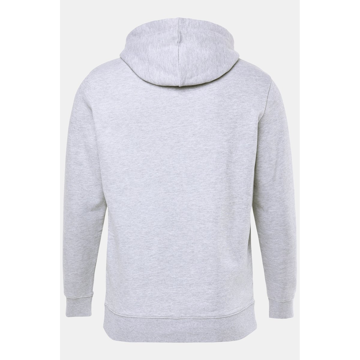 Sweat-shirt à capuche, molleton gris chiné, JP1880