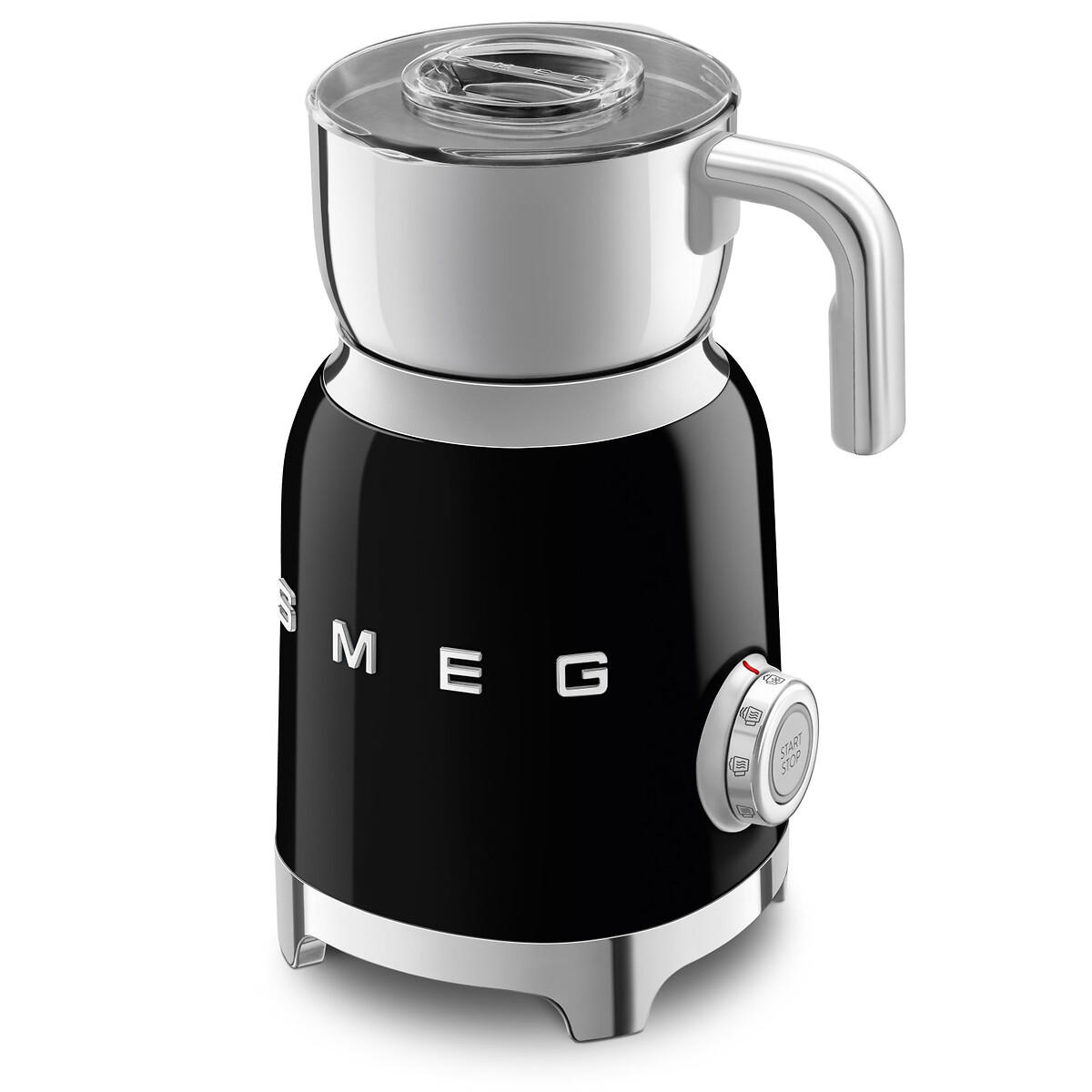 Retro Style Tritan Milk Frother - MFF11 black, SMEG