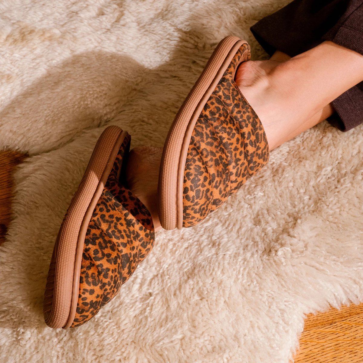 Chaussons Mules brun, ISOTONER