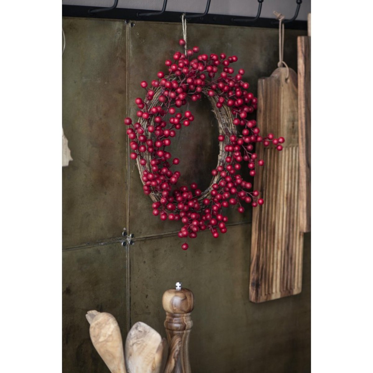 Couronne noël baies rouge, IB LAURSEN