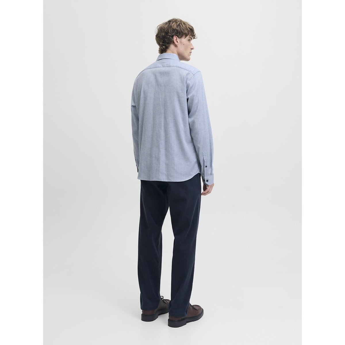 Chemise regular fit bleu, JACK & JONES