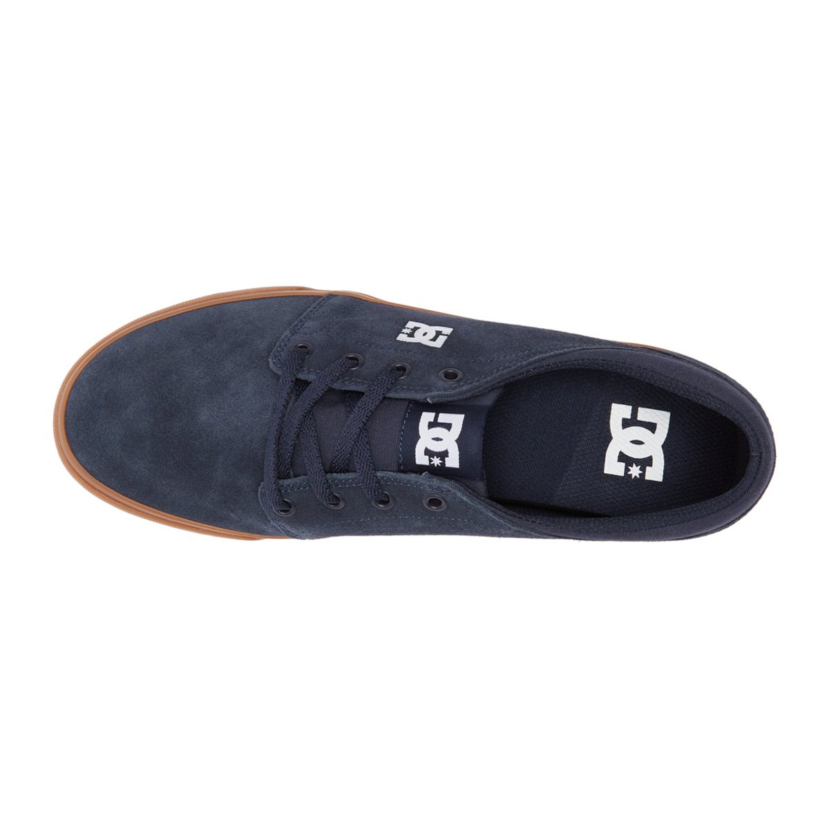 Chaussure en cuir TRASE SD. bleu navy/gum, DC SHOES
