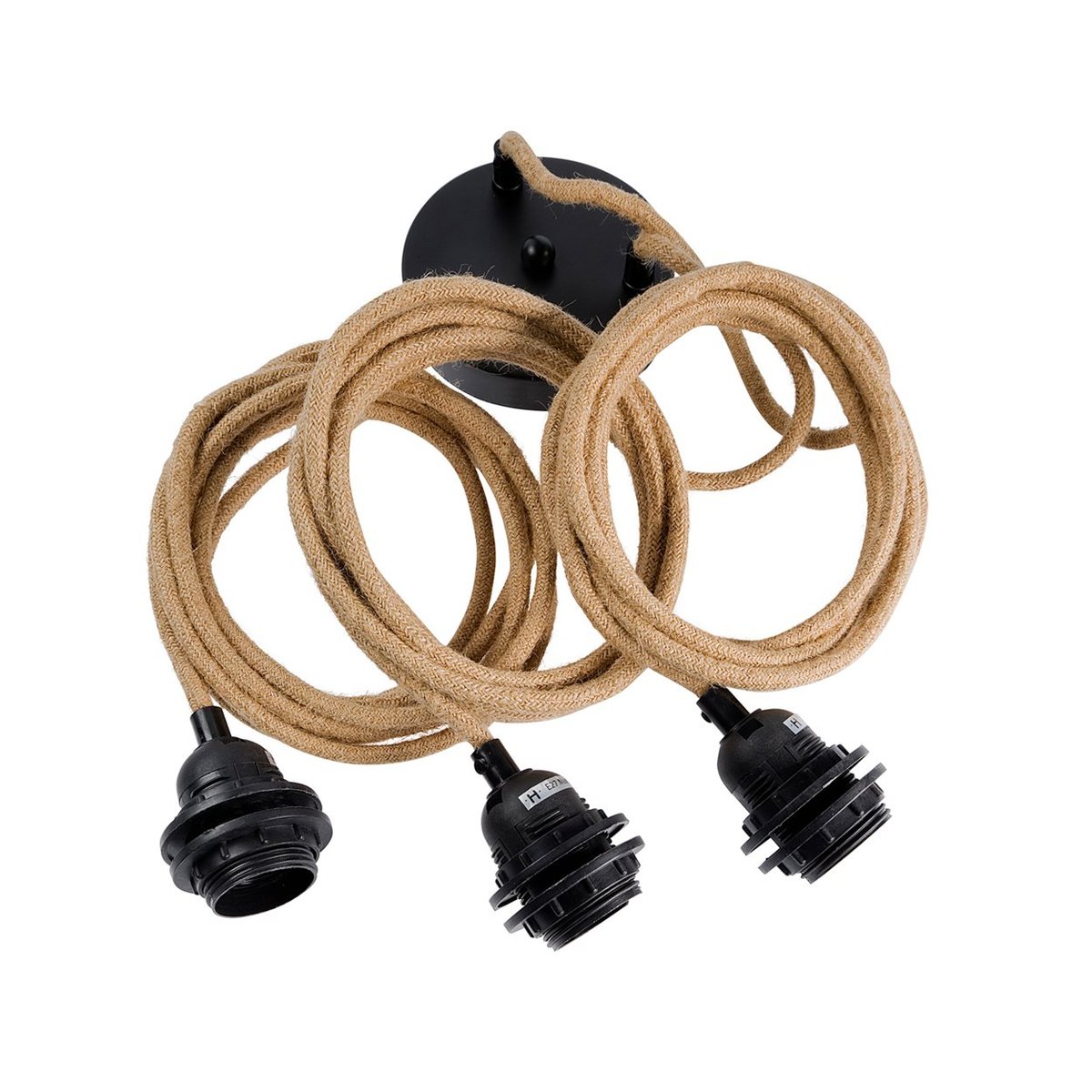 Câble électrique pour suspension FITTING LAMP noir, BAZAR BIZAR
