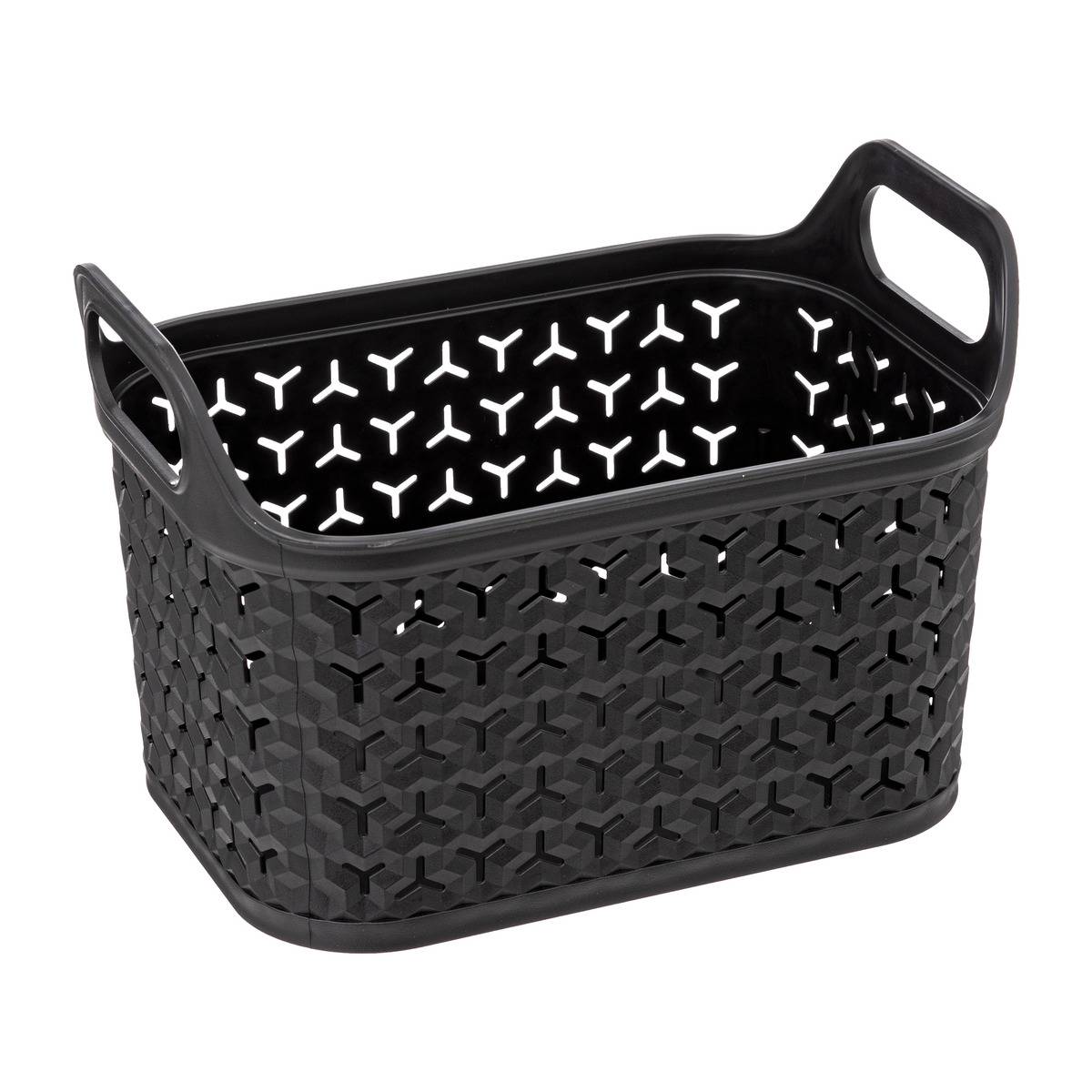 Panier ajouré 4L AJURA noir, 5FIVE SIMPLY SMART