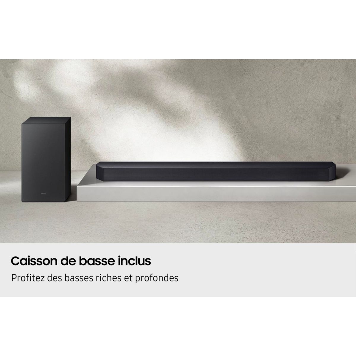 Barre de son HW-Q610F noire, SAMSUNG