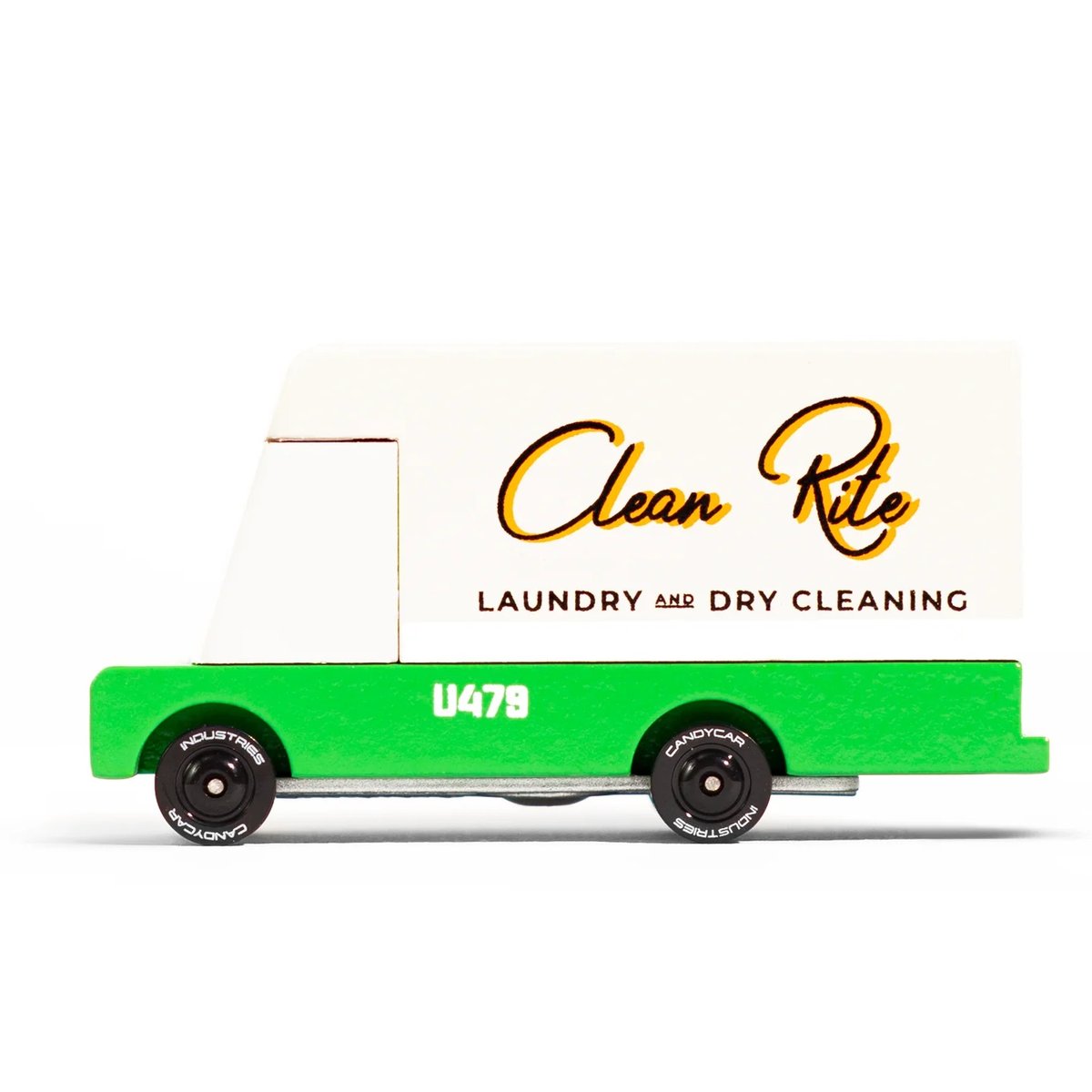 Laundry Van Camion du Blanchisseur vert, CANDYLAB TOYS
