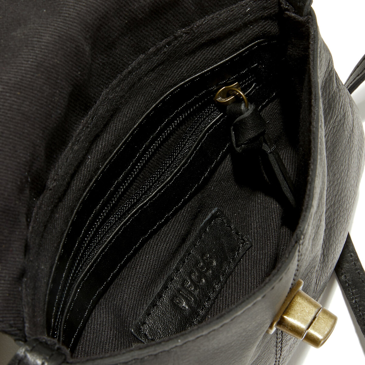 Borsa in pelle Totally Royal nero , PIECES