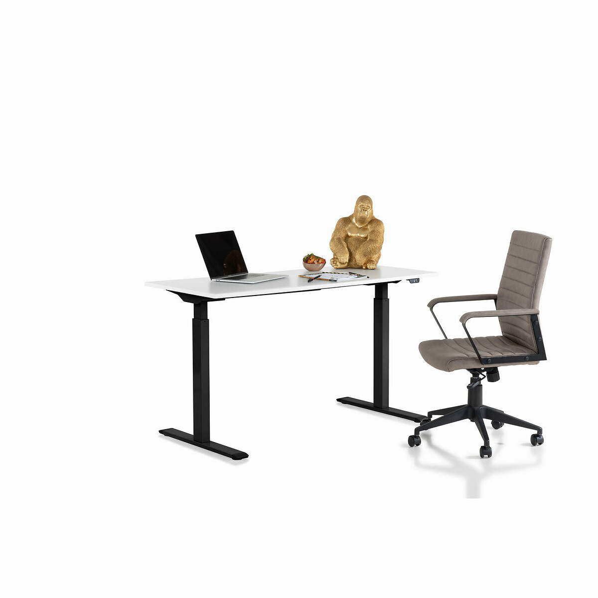 Schreibtisch Office Smart Schwarz Weiss 120x70 schwarz/weiss, KARE DESIGN