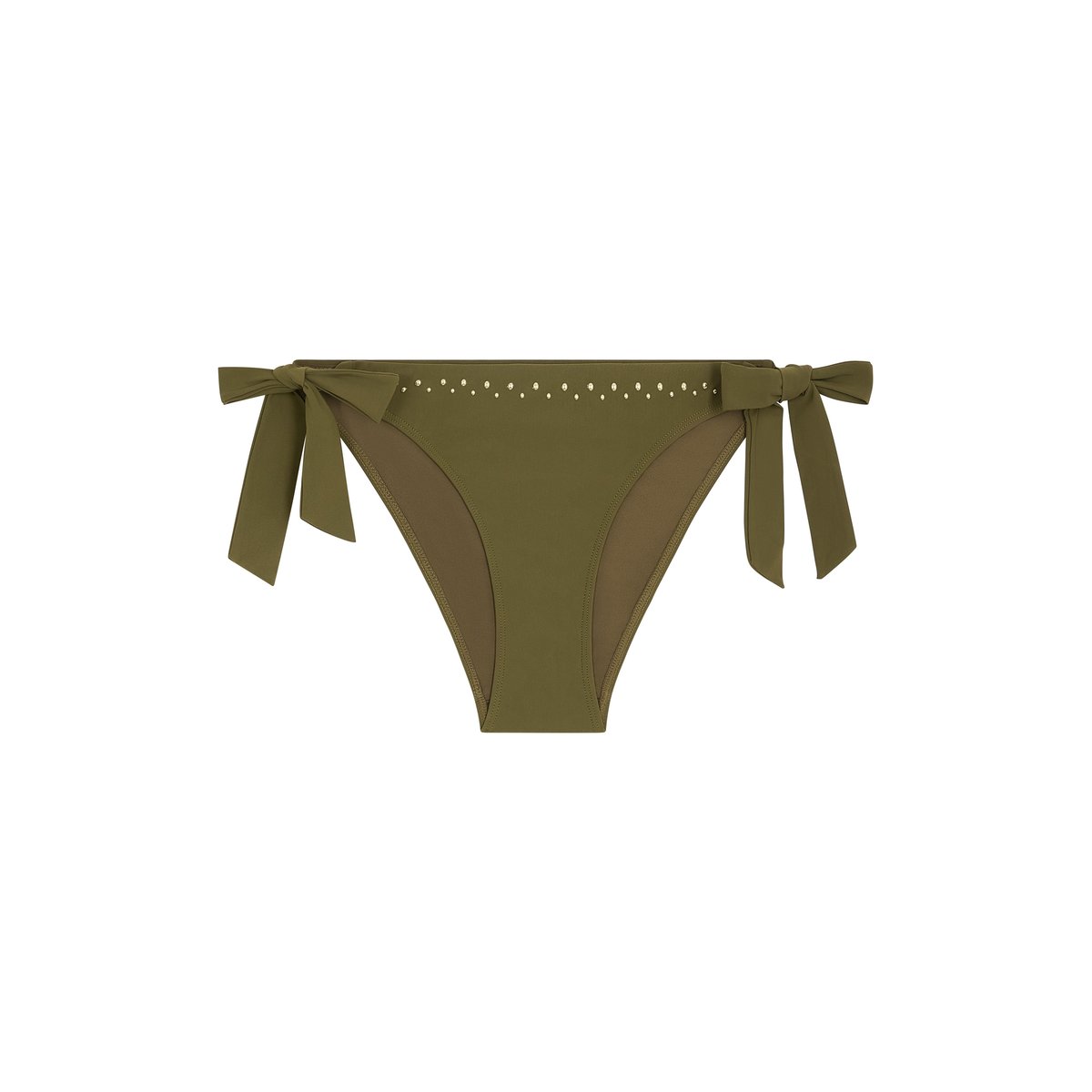 Bas de maillot de bain taille basse Summer Stars kaki, AUBADE